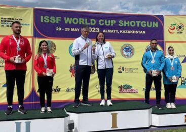 Казахстанцы взяли два золота на  Кубке мира по стендовой стрельбе