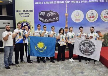 22 медали завоевали акмолинцы на Кубке мира по армрестлингу