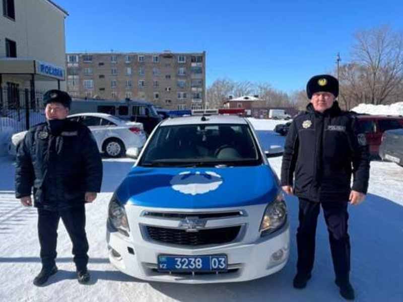 Бдительность и мужество: полицейские Ерейментауского района предотвратили крупный пожар