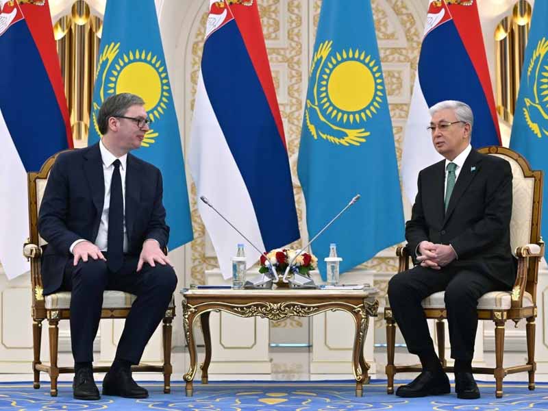 Александр Вучич қонақжайлық танытқаны үшін Президент Қасым-Жомарт Тоқаевқа алғыс айтып