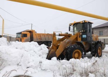 В Акмолинской области усилены противопаводковые меры: вывоз снега ведётся круглосуточно