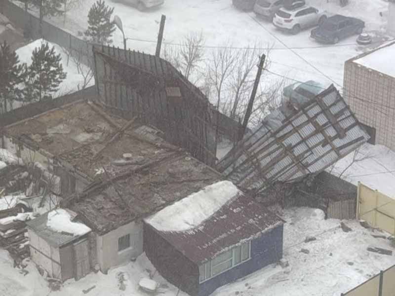 Какие объекты пострадали из-за непогоды в Кокшетау