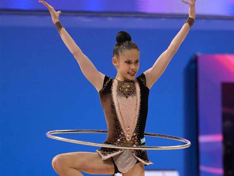 Гимнастка Акмарал Ерекешева завоевала «золото» на международном турнире в Астане