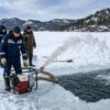Дыхание озер: как в Акмолинской области спасают рыбу от зимнего замора