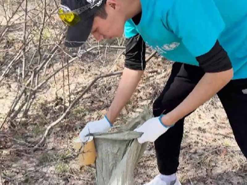 Экологический рейд прошёл в Бурабайском районе в рамках акции «Таза Қазақстан»