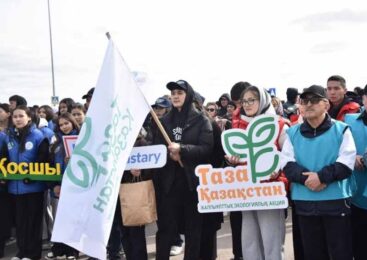 Тысяча горожан поддержала акцию «Таза Қазақстан» на масштабном экоплоггинге в Косшы