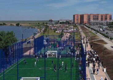В Кокшетау обновили набережную озера Копа