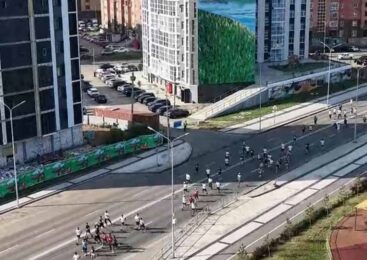 Порядка 400 кокшетауцев объединил марафон ко Дню Казахстанской полиции