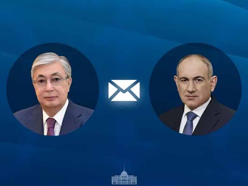 Токаев направил поздравление Пашиняну после победы его партии