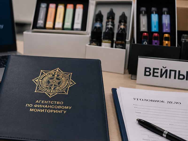 В Акмолинской области пресечена деятельность преступной группы, занимавшейся незаконной реализацией вейпов