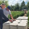 В селе Львовском открылся мини-цех по производству тротуарной плитки