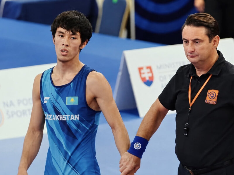 Борец Нурасыл Асамбек завоевал бронзовую медаль чемпионата мира U20