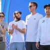 Сотни жителей Астаны прошли «10 000 шагов» с олимпийскими чемпионами