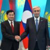 🇰🇿🇱🇦Қазақстан мен Лаос президенттері шағын құрамда келіссөз жүргізді
