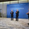 🇰🇿🇦🇿Касым-Жомарт Токаев и Ильхам Алиев приняли участие в запуске Транскаспийской волоконно-оптической линии связи (ВОЛС)